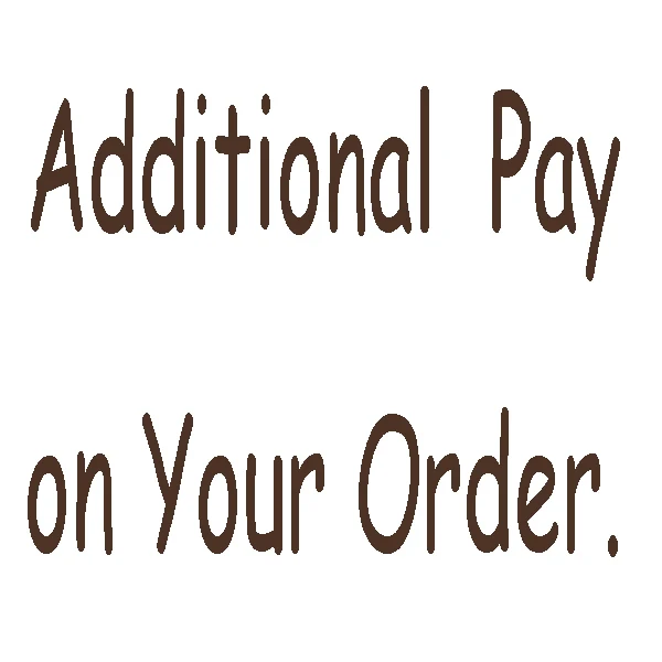 Дополнительная оплата за ваш заказ |