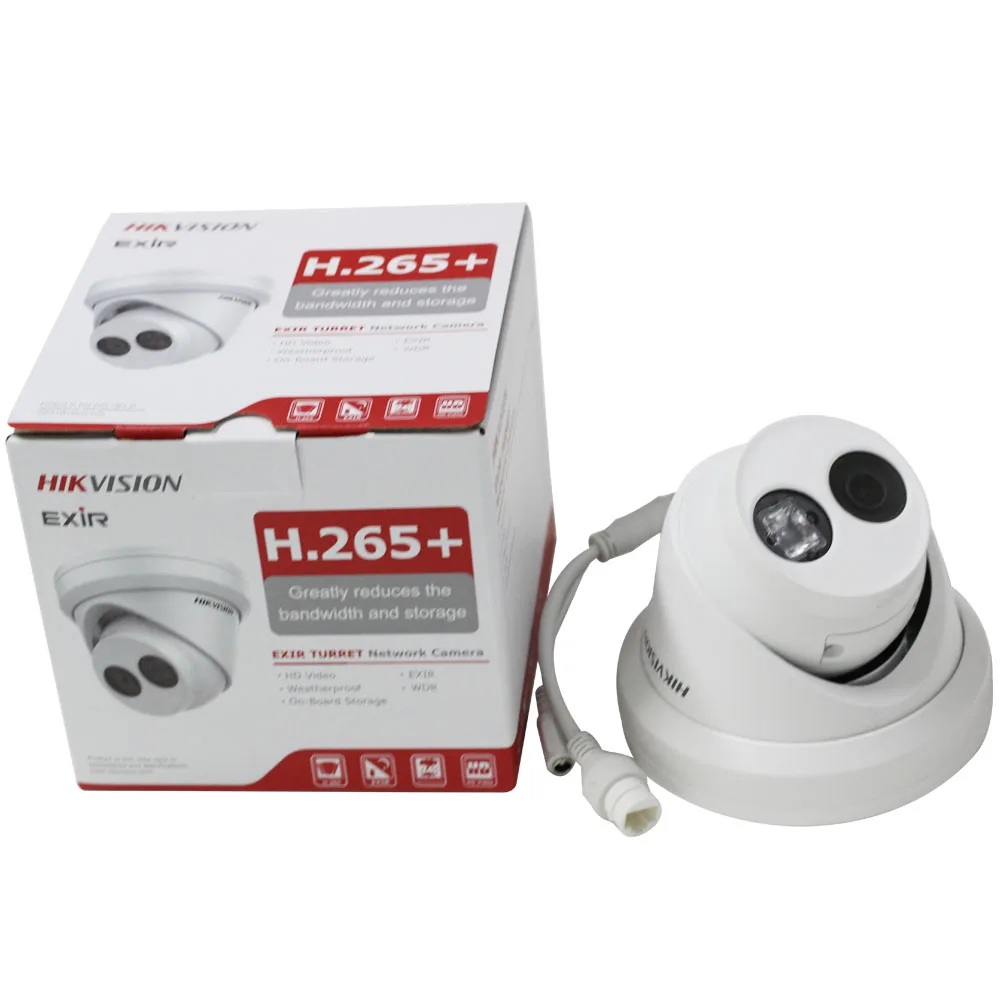 

Hikvision DS-2CD2385FWD-I H.265 CCTV IP камера 8MP сетевая револьверная камера Встроенный слот для sd-карты PoE IP 67 IR 30m