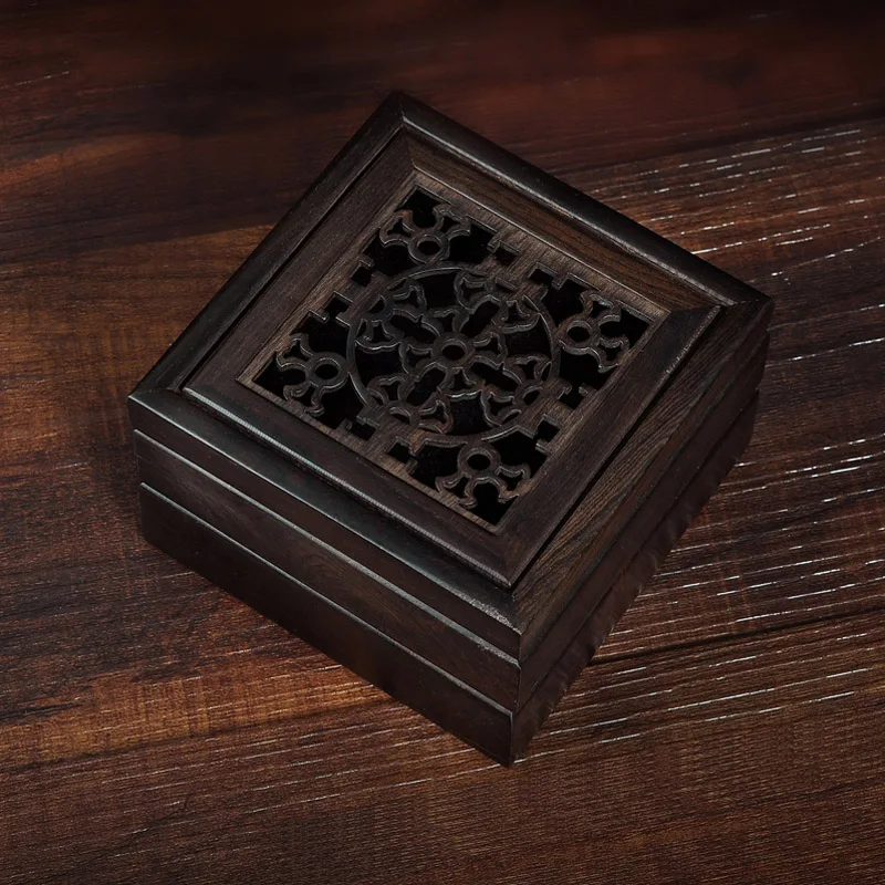 Ладан Катушки коробка фиолетового качества черное дерево с двойной Креатив