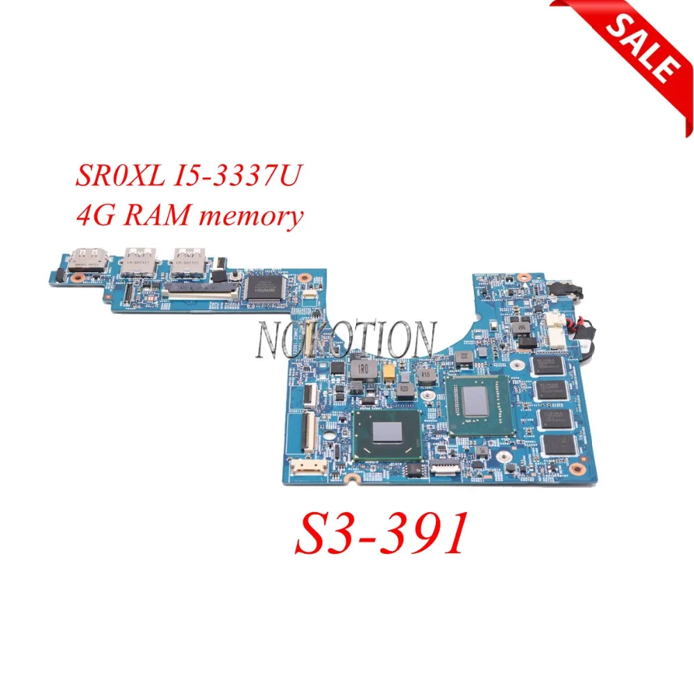 Материнская плата NOKOTION 48.4TH03.021 для ноутбука acer Aspire S3-391 SR0XL материнская с памятью | Материнские платы для ноутбуков -32898161450
