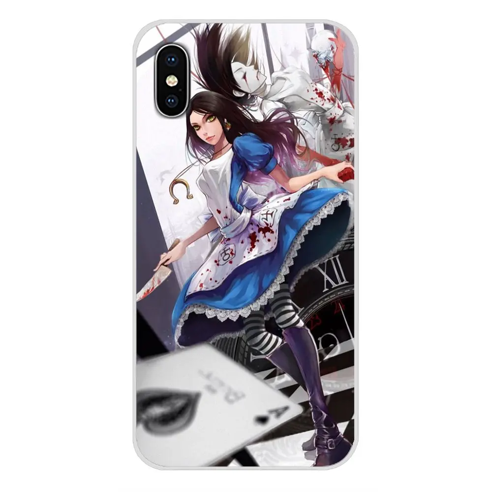 Для Apple iPhone X XR XS MAX 4 4S 5 5S 5C SE 6 6S 7 8 Plus ipod touch Alice Madness Return аксессуары чехлы для