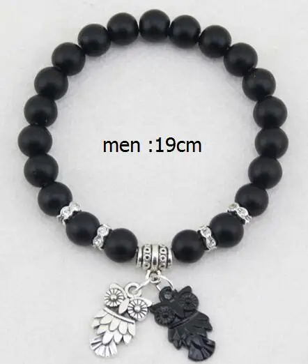 men 2 Последний дизайн черный слон, рыба, лошадь, мышь, Сова сплав браслет, мужчина и женщина кулон в форме животного браслет bb0739 - Окраска металла: men 2