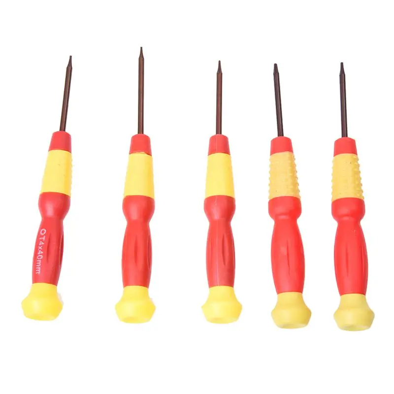 1 шт. Torx T2 T3 T4 T5 T6 Набор для ремонта сотовых телефонов инструментов магнитные