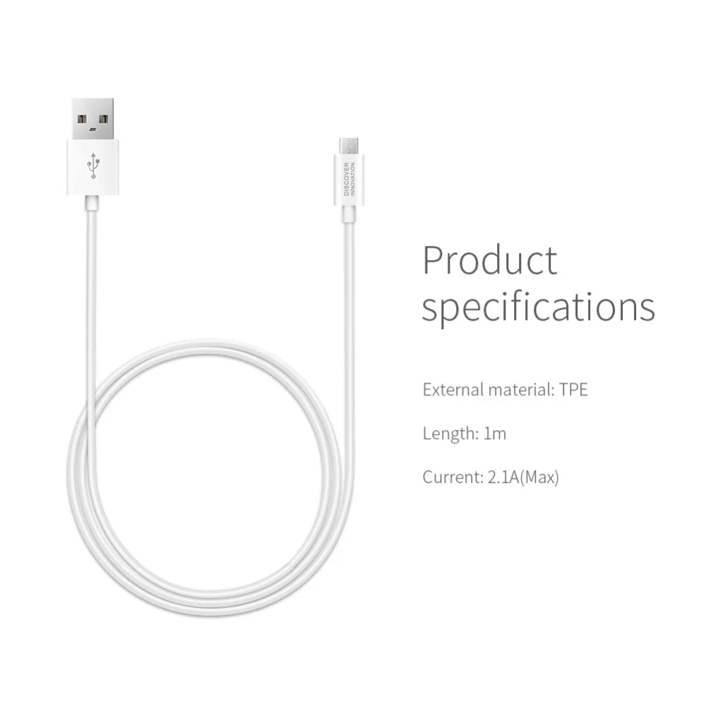 NILLKIN Кабель зарядного устройства микро usb 5 В/2 1 А (макс.) USB зарядное устройство для