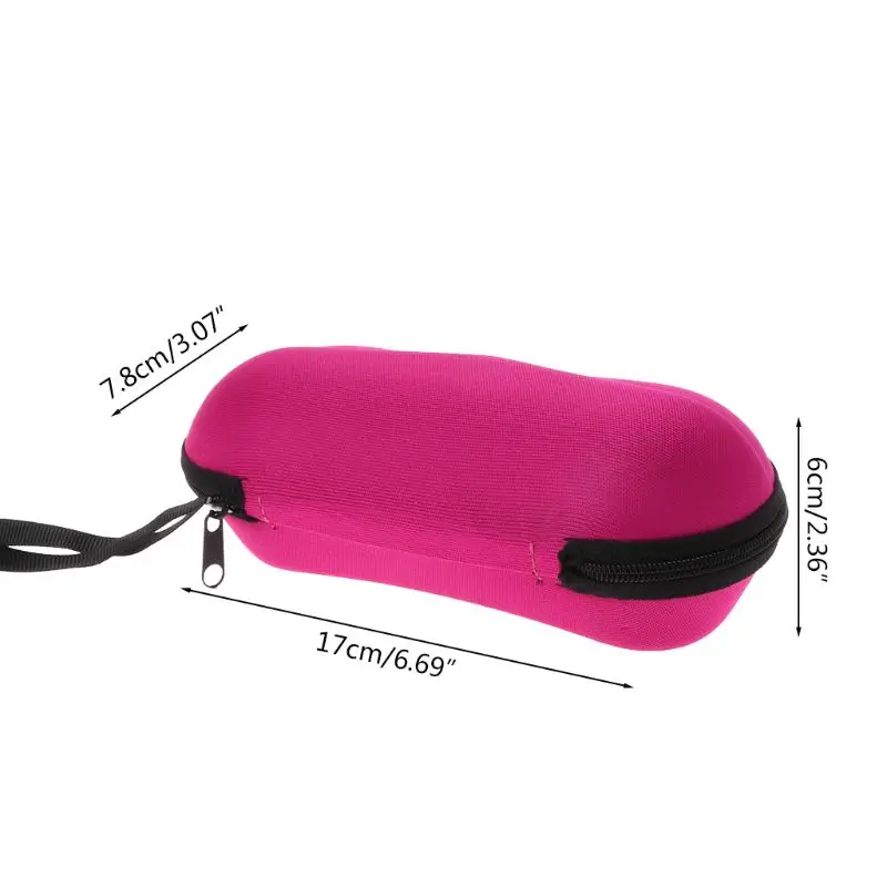 

Hot! Portable Zipper Eye Glasses Sunglasses Carry Bag Zipper Box Case Protector Pouch Random Delivery