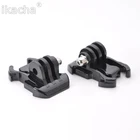 2 шт. быстросъемная Пряжка базовое крепление плоская Пряжка базовый шлем нагрудный ремень адаптер для камеры Gopro Hero