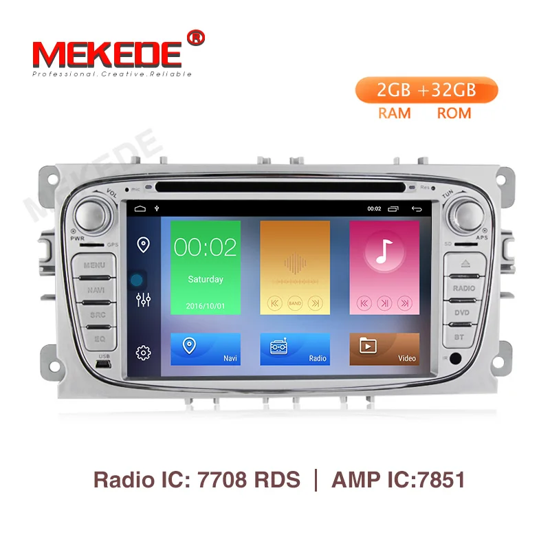 2 + 32 г Android 9 Автомобильный DVD стерео мультимедийный плеер gps навигация для Ford Mondeo