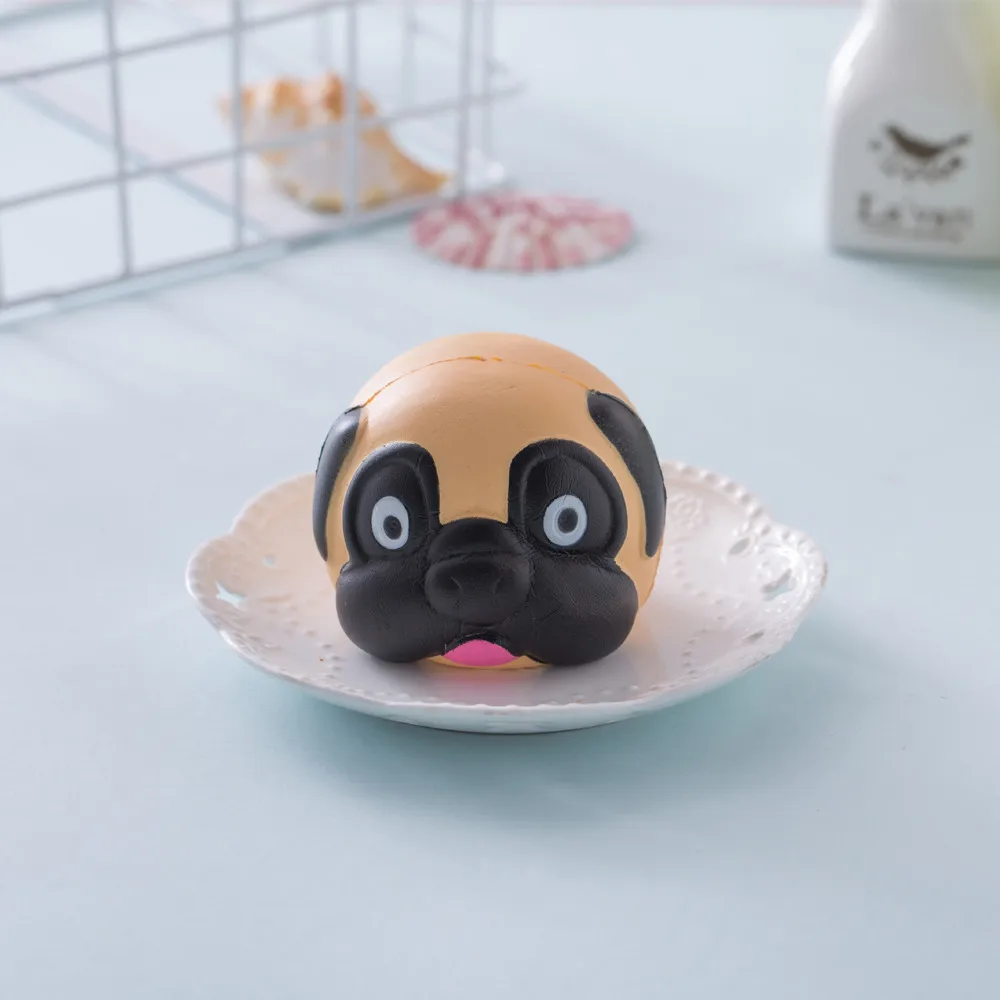 Сжимаемые очаровательные Мультяшные собаки медленно поднимающиеся