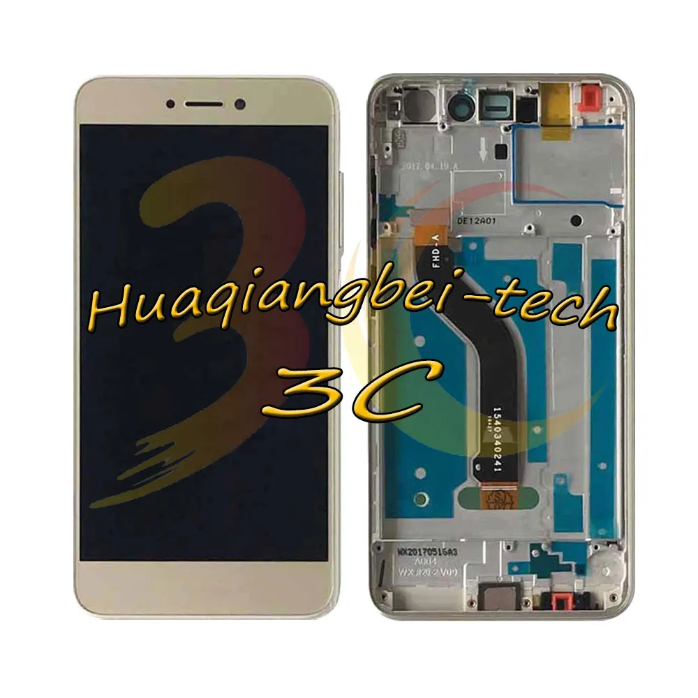 5,2 ''новых для huawei P8 Lite PRA-LA1 PRA-LX1 PRA-LX3 полный ЖК-дисплей дисплей+ кодирующий преобразователь сенсорного экрана в сборе+ рамка Крышка
