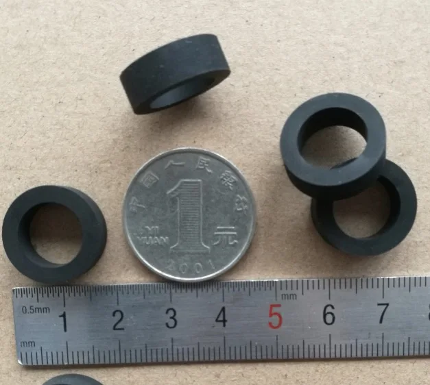 

5Pieces/Lot Inner D:12mm Outer D: 17.6mm Height:6mm Leather Wheel Apron Rubber Sleeve Cushion Sleeve Ring