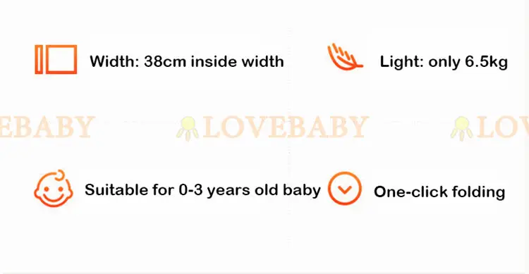 IIILOVEBABY детская коляска 2 в 1 детская коляска Легкая Складная