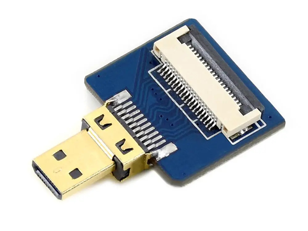 Микро/мини-адаптер HDMI для DIY кабель горизонтальный/прямой разъем | Компьютеры и