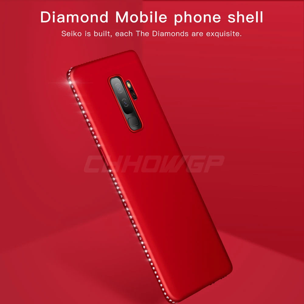 Стразы мягкий чехол для samsung Galaxy S7 край S8 S9 S10E S10 A5 A6 A7 A8 J4 J6 J8 J3 J5 J7 Bling чехол-бампер