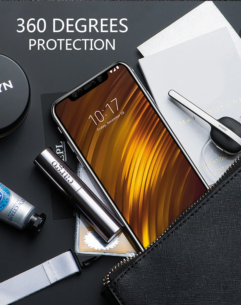 Xiaomi POCOPHONE F1 стекло закаленное Полное покрытие MOFi POCOPHONE F1 защита экрана Передняя пленка защита POCO F1 стекло