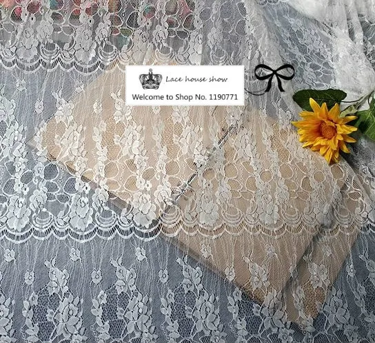 Изысканные ресницы кружевная ткань Сделай Сам одежда платье юбка домашние