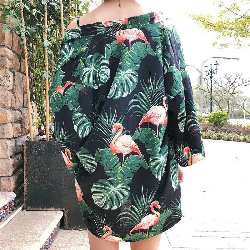 Японские кимоно рубашка кардиган пляжная мода традиционные японские yukata женские