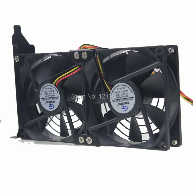 1 компл. Gdstime Desktop общие 9 см Вентилятор Видеокарта Companion радиатор PCI бит