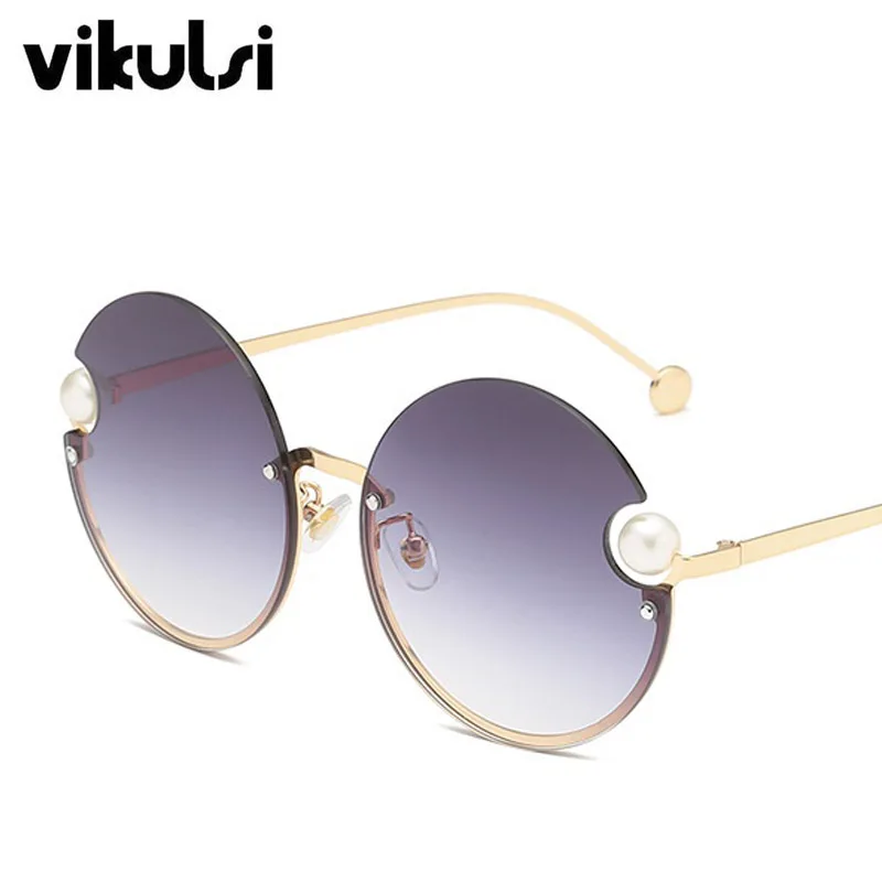 2019 модные брендовые дизайнерские металлические круглые солнцезащитные очки