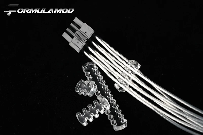 FormulaMod Fm DYXJ прозрачный акриловый кабель расчески для посеребренные кабели