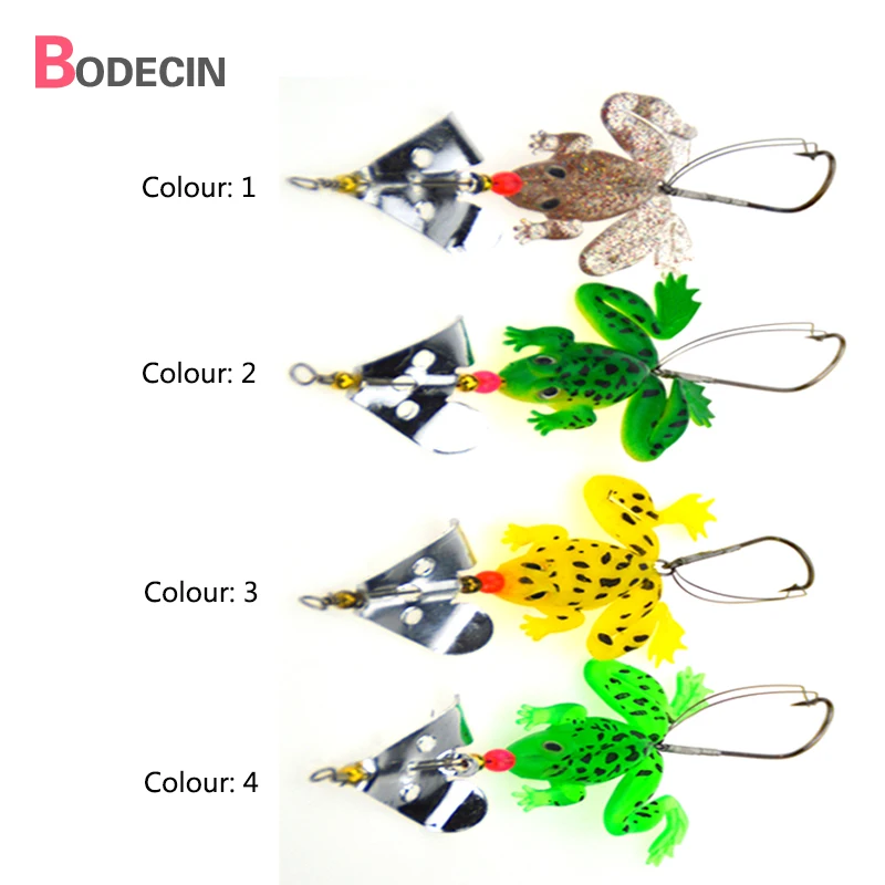 4 шт. 9 см 6 2 г резиновая лягушка мягкие приманки для рыбной ловли фарфор