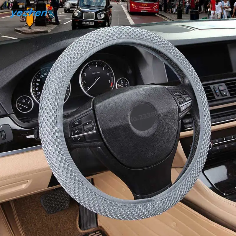 3D Новый четырехсезонный общий автомобильный чехол на руль 38 см/15