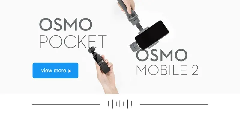 DJI Osmo карман самый маленький 3-осевая стабилизированная ручной Камера с 4K 60fps видео бренд DJI мини Osmo