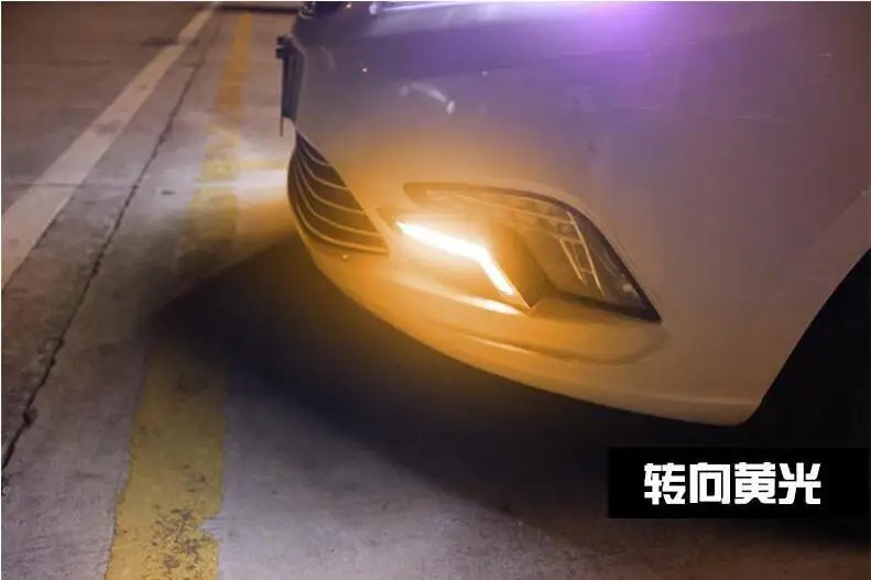 ChangAn Eado Дневной светильник 2014 ~ 2016 Бесплатная доставка! Светодиодный туман XT|daytime