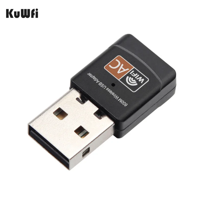 KuWFi Wifi адаптер WD 4503AC USB Сетевая карта 2 4 ГГц/5 8 ГГц Двухдиапазонная сетевая Lan Карта