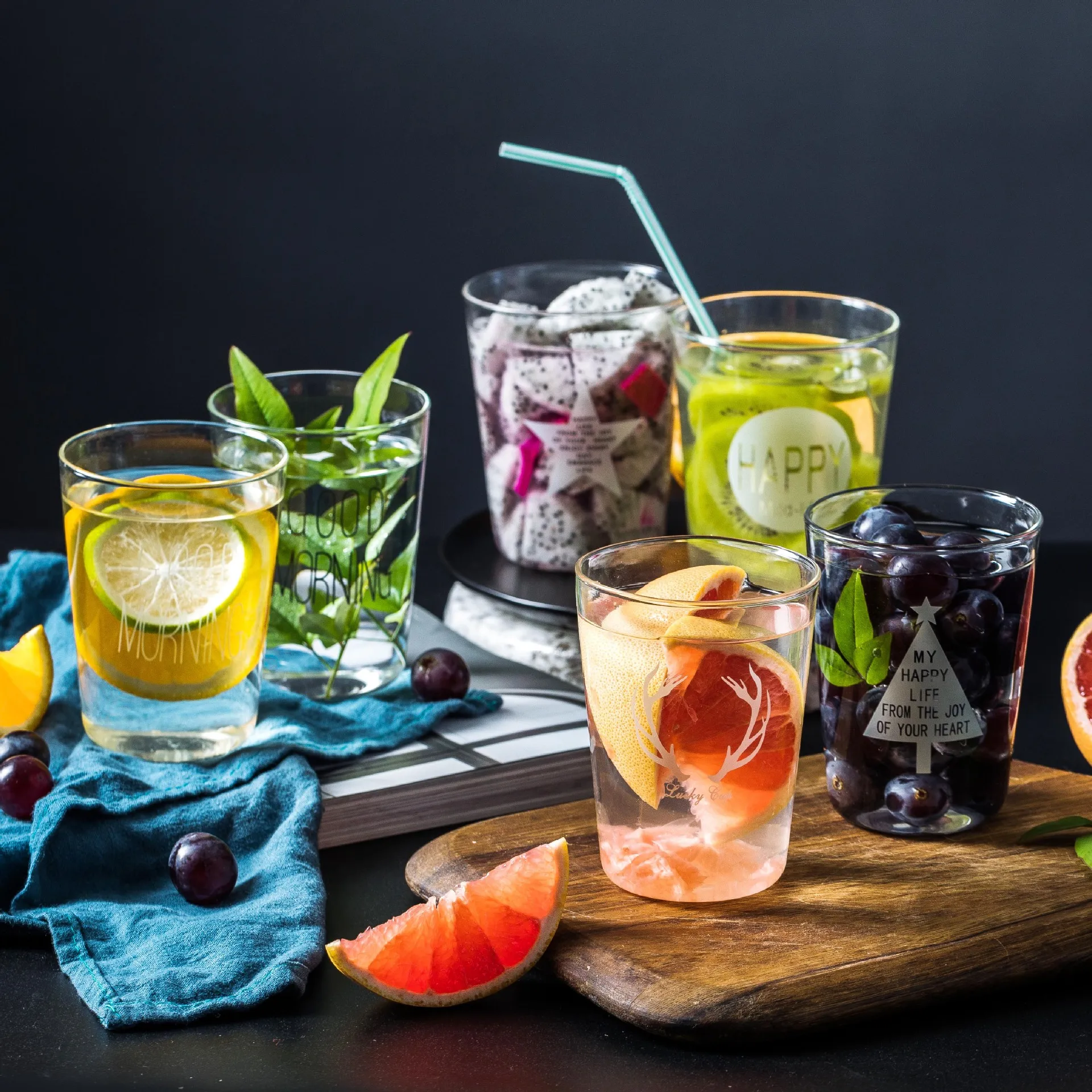 Высококачественная 400 мл стеклянная чашка термостойкая для молока сока воды кофе