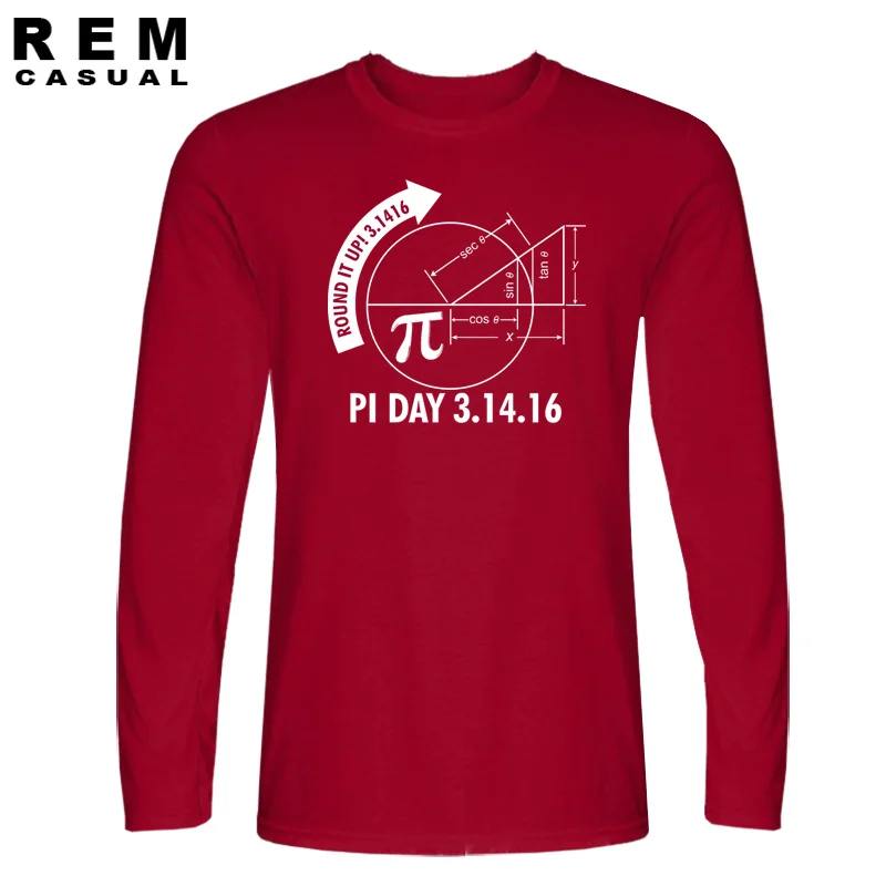 Футболка мужская с длинным рукавом и круглым вырезом модная тенниска