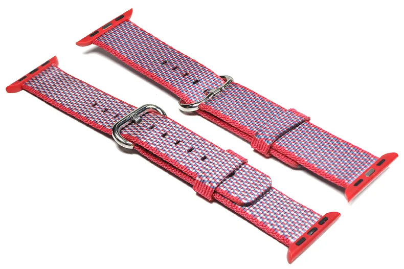 Лямка из нейлоновой ткани для наручных часов Apple watch, версии 44 мм 40 мм, correa, aplle watch 42 мм, 38 мм, браслет на запястье ремень наручных часов Iwatch, 4/3/2/1