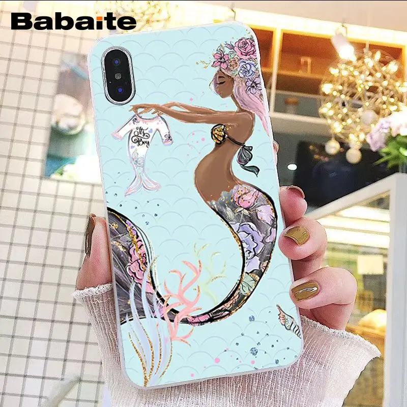 Babaite модная Русалка хвост Bling масштаб чехол для телефона iphone 11 Pro 11Pro Max 8 7 6S Plus 5 5S SE XR X XS MAX 10 Coque