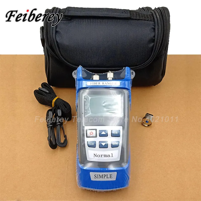 Портативный Простой OTDR 60 км оптического волокна Ranger 1310/1550nm SM Мини OTDR оптического кабеля локатор волокна Ranger с VFL