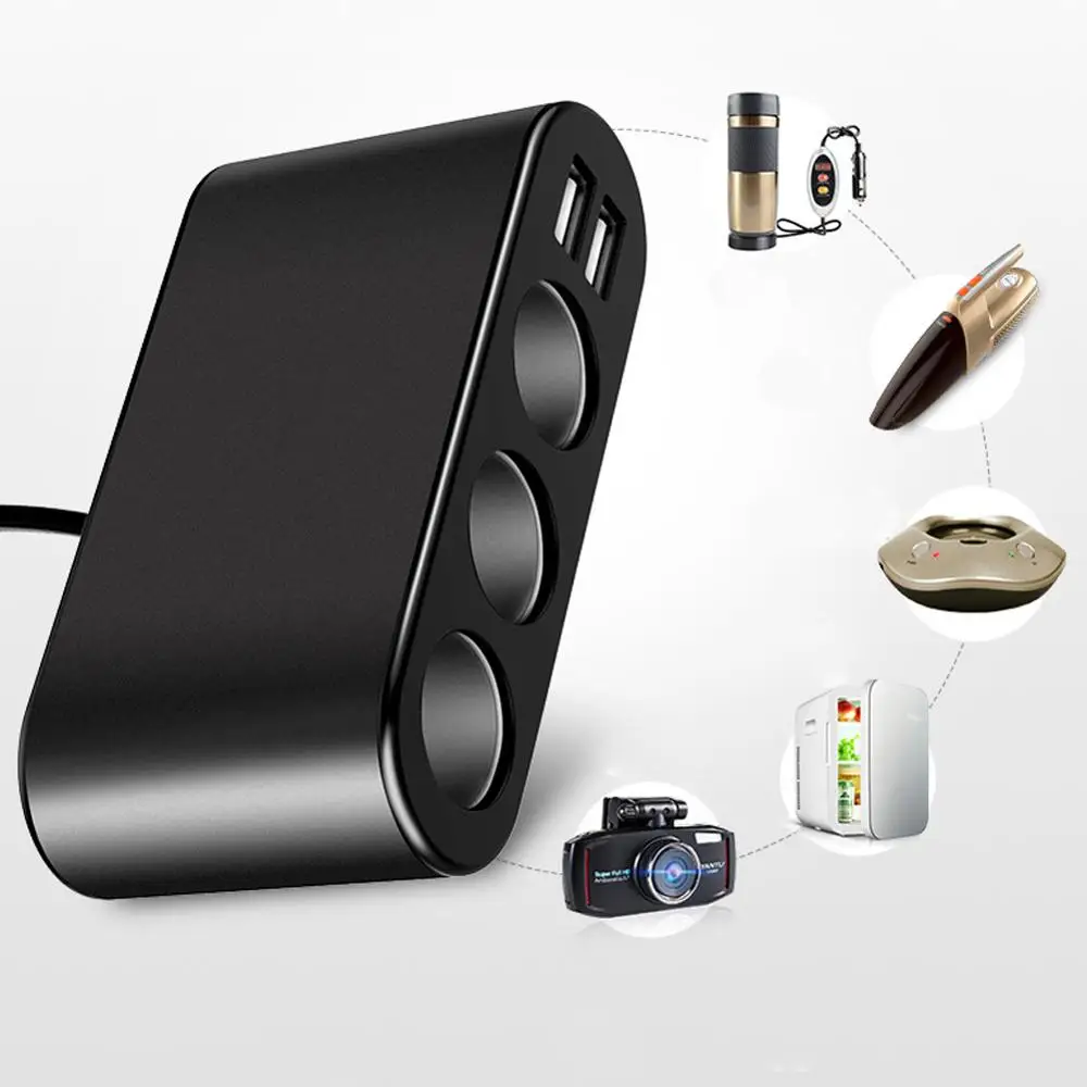 Розетка для автомобильного прикуривателя Разветвитель зарядное устройство