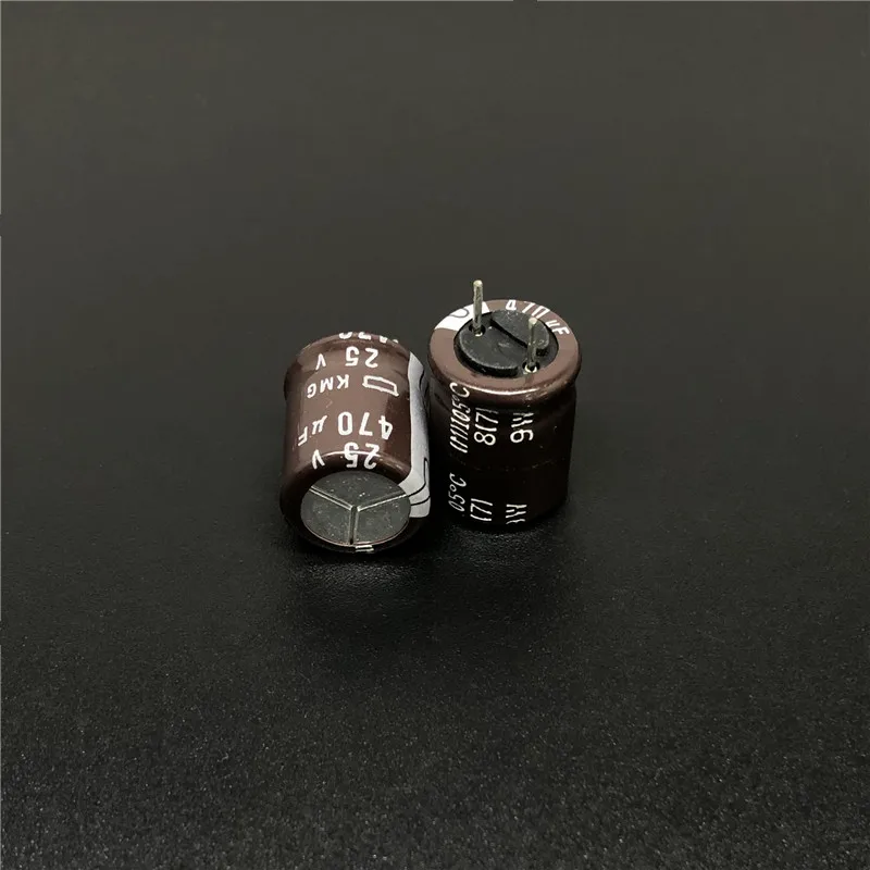 10 шт/100 шт 470мкФ 25В Nippon NCC KMG серия 10х12 5 мм 25V470uF для Motherboad Алюминиевые