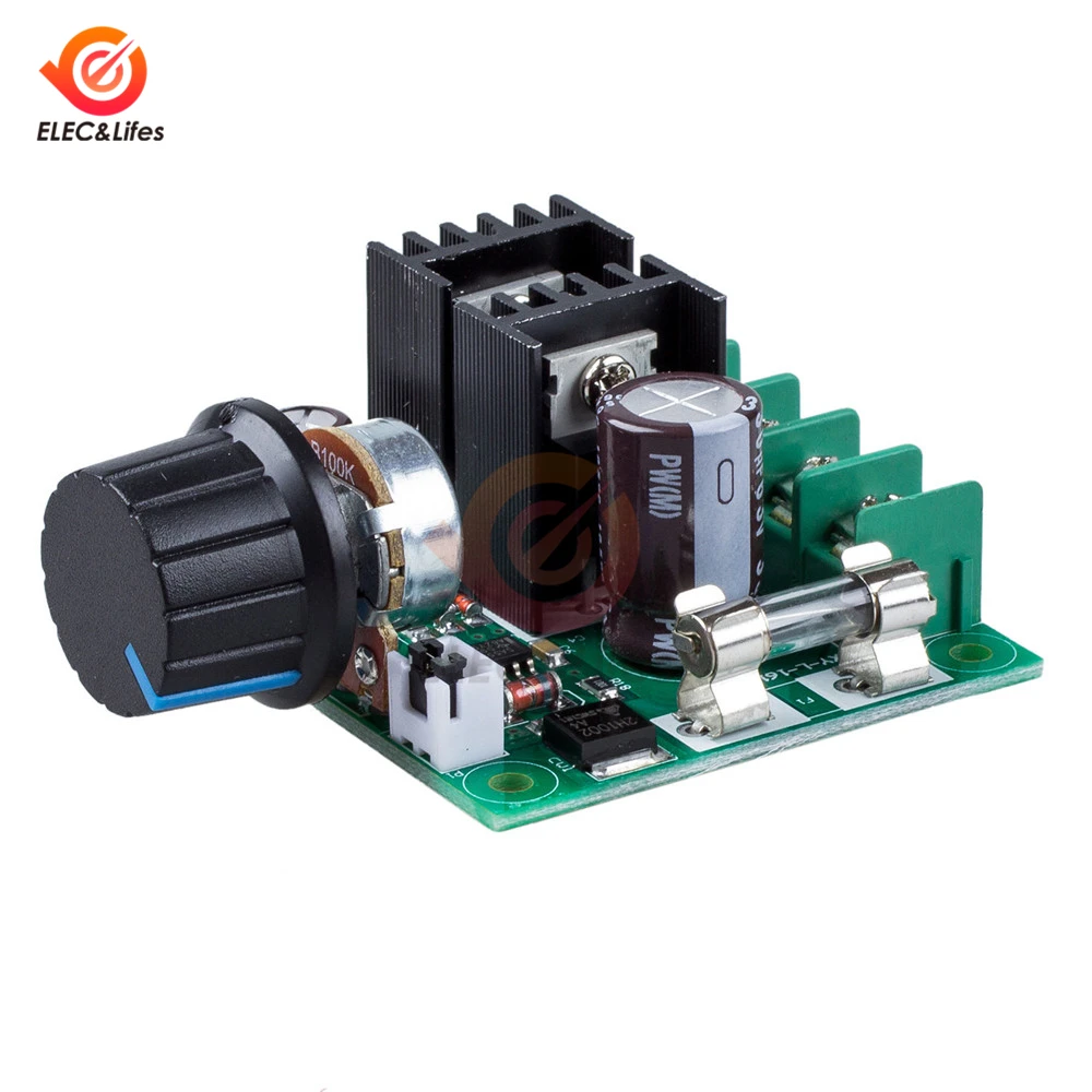 12V 24V 36V 10A ШИМ контроллер скорости двигателя постоянного тока с ручка переключателя Регулируемый затемнения Диммер модуль 400W моторы регулятора контроллер