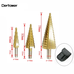 Сверла из быстрорежущей стали, 4-122032 мм, 3 шт.лот