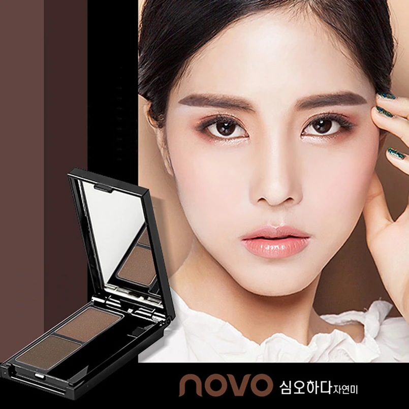 NOVO бренд тени для бровей Косметика по уходу за бровями усилитель краски пудра