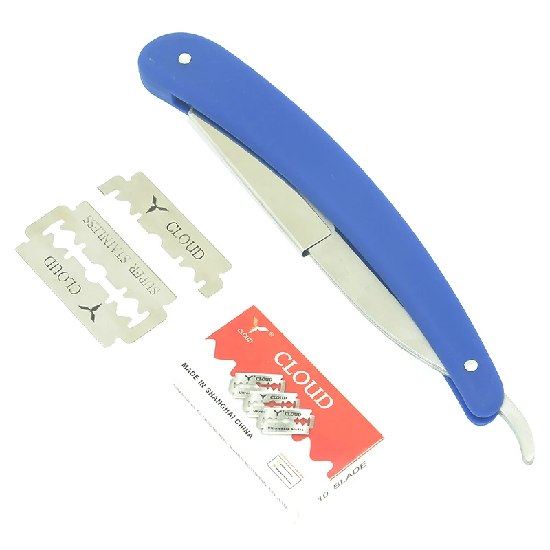 Мужские парикмахерские бритвы и лезвия для бритья 3 цвета складные ножи