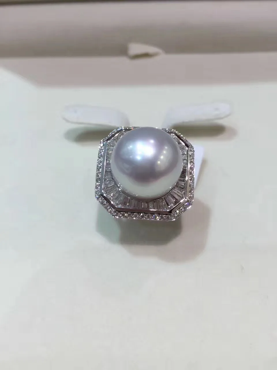 Кольцо из натурального жемчуга диаметром 14 15 мм|pearl ring|fine jewelrygold natural |