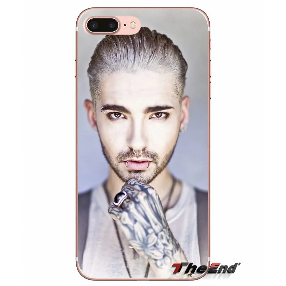 Прозрачные мягкие чехлы Билл каулитц Tokio Hotel для Apple iPhone X 4 4S 5 5S SE 5C 6 6s 7 8 плюс Plus |