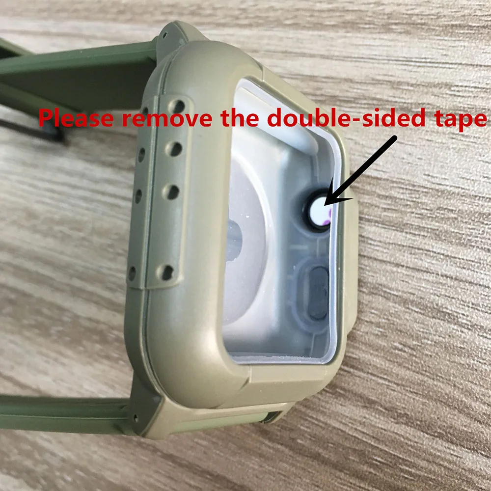 Водонепроницаемый чехол-ремешок для Apple Watch Series 2/3 42 мм силиконовый ремешок для серфинга и плавания чехол