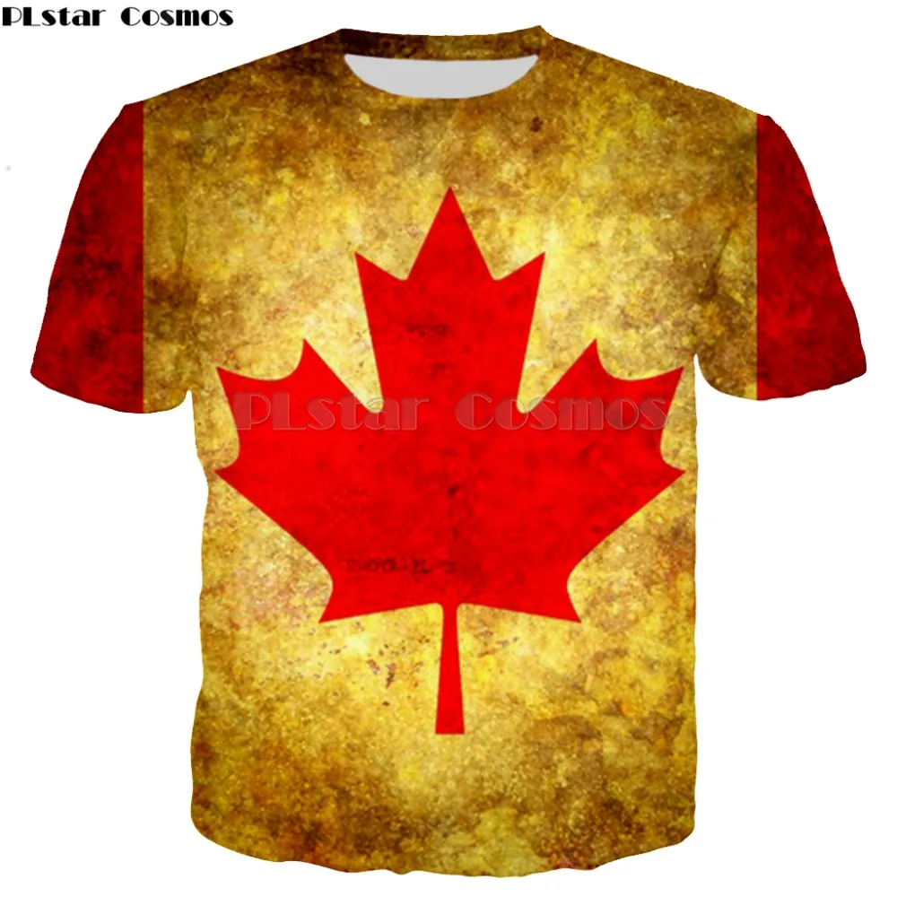 

fashion 3D t shirt National flag Canada shirt Sweatshirts Fashion Men Women Hoodies National flag 3D t shirt top