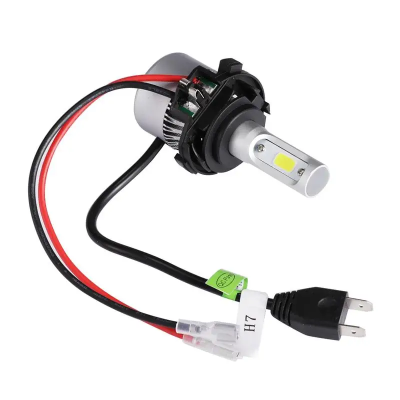 Oslamp для VW Golf MK7 Led H7 лампы фар черные пластиковые держатели адаптеров