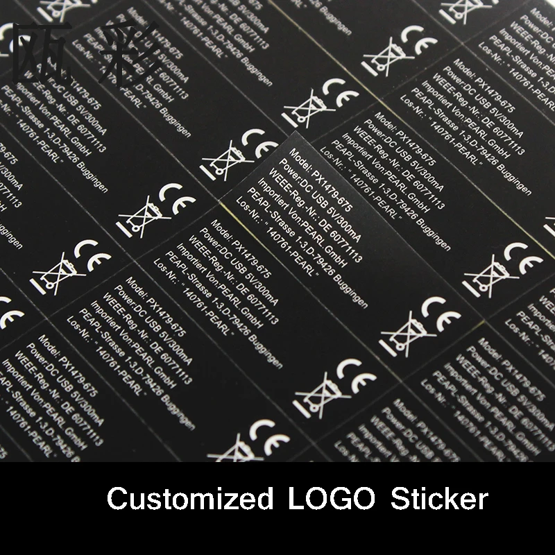 Customize Company LOGO Brand Label Kraft Paper/MATTE GOLD/Silver Drawbench Sticker Logo Personalized PVC Stickers Wholesale | Канцтовары