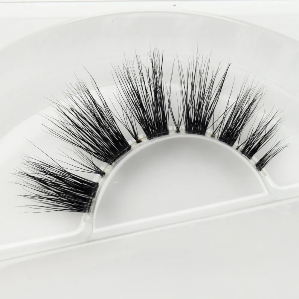 Visofree норковые ресницы 3D невидимая лента натуральные черные полная полоса cilios