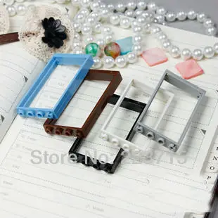 Бесплатная доставка! 60616 + 60596 6141 20 шт * Frame1x4x6 DIY просветленные блоки совместимые с