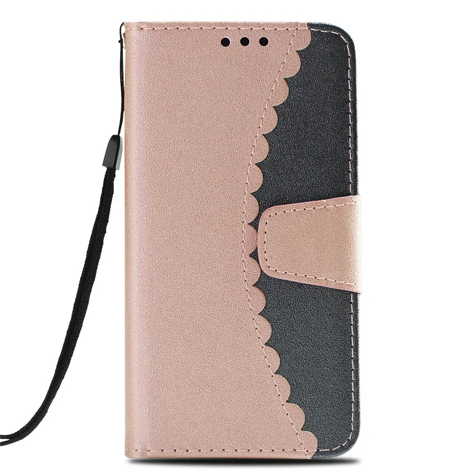 Rose Gold dBlue Z Хит Цвет Fundas кожаный чехол для samsung Galaxy Note 9 S9 S8 плюс S7 край J3 J5 J7 A8 крышка чехол-портмоне с функцией подставки Fundas P03Z - Цвет: Rose Gold dBlue Z