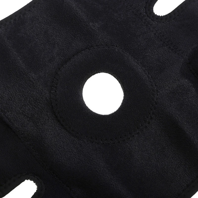 Black Adjustable Elastic Knee Brace Straps Support Safety Guard For Sports Running Fitness Supplies | Спорт и развлечения