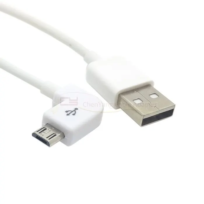 

3M/10ft 90 degree elbow micro usb data line for samsung HTC huawei Android Mobile phones 2m/6ft